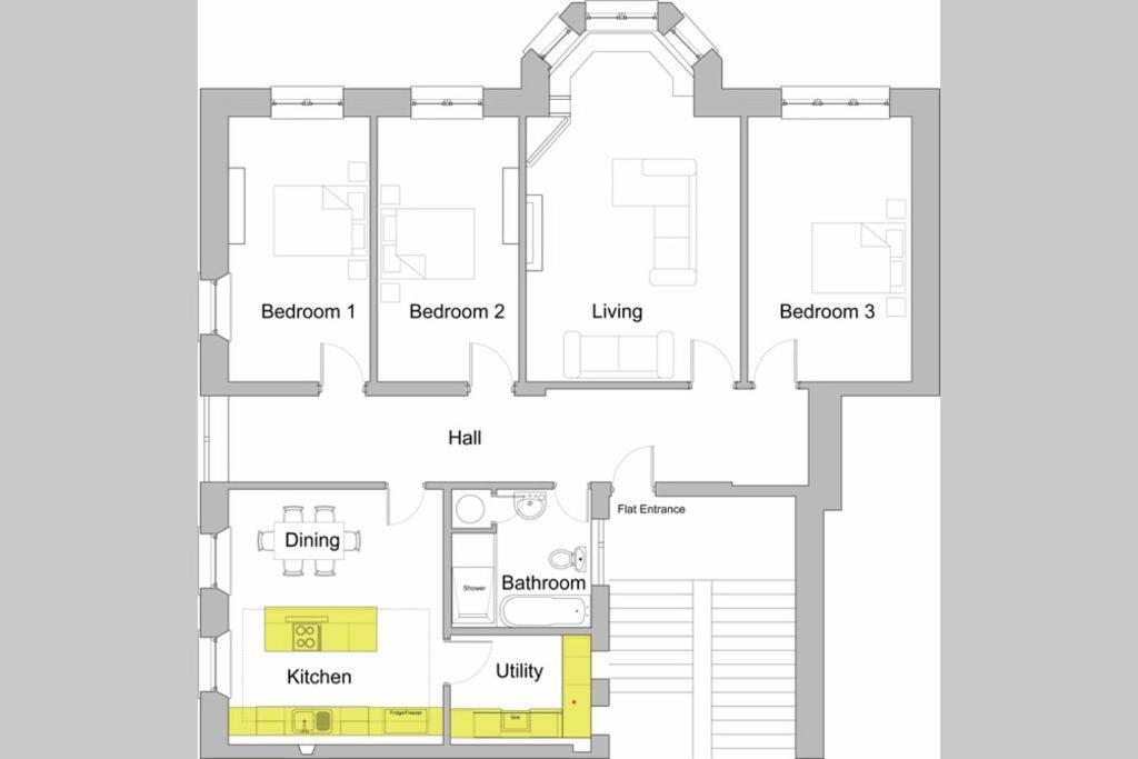 Royal Bank Flat Lägenhet Oban Exteriör bild